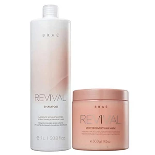 Kit BRAÉ Revival Reconstruction Duo Treatment Salon (2 Produtos)