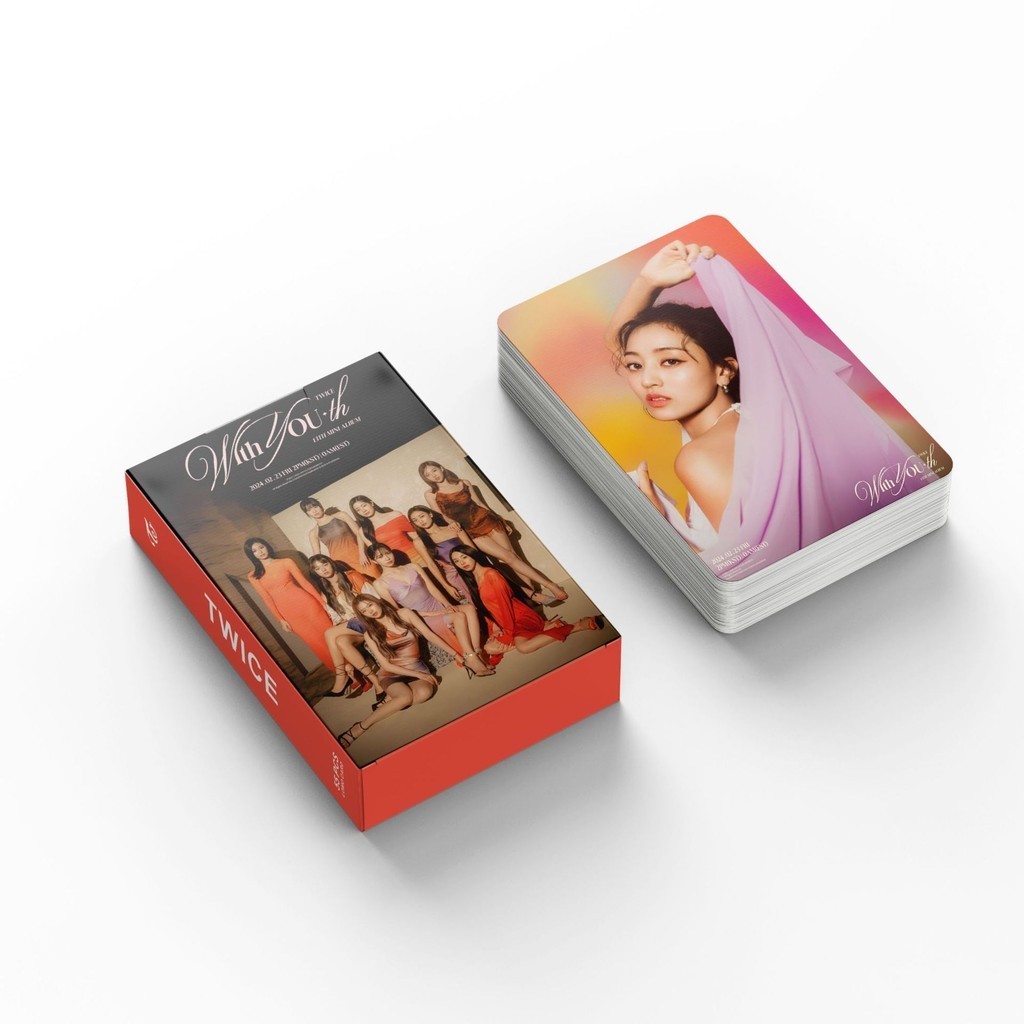 55pcs TWICE Lomo cards With Youth I GOT YOU Photocards MISAMO Nayeon Jeongyeon Momo Sana Jihyo Mina Dahyun Chaeyoung Tzuyu Postcards