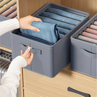 Organizador De Roupas Multifuncional Com 9 Grades Divisórias Dobrável Para Armários Gavetas