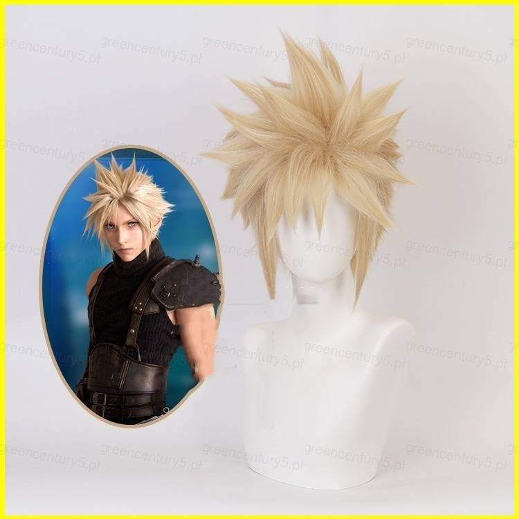 SQO Hot Final Fantasy Cloud Strife Cosplay Peruca Anime Cabelo Mulher Homem Cabeleireiro Resistente Ao Calor Festa De