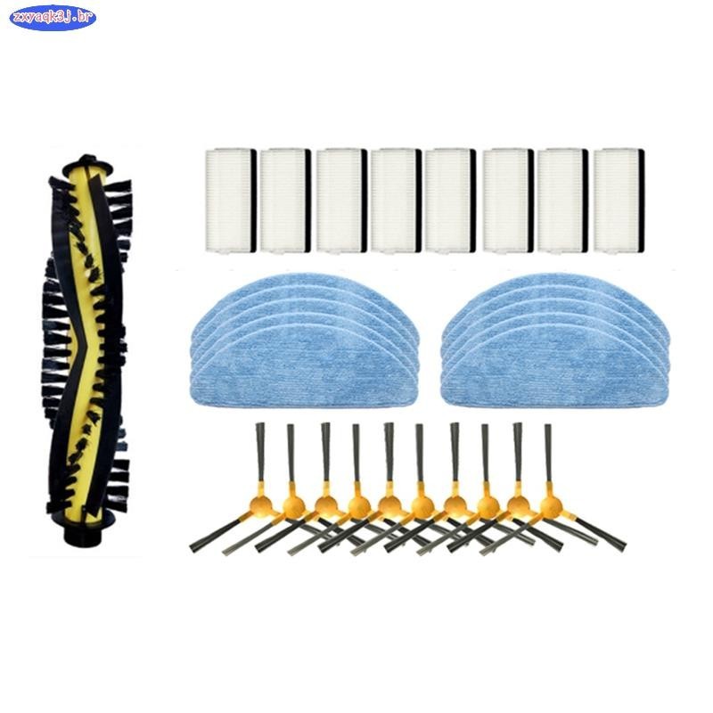 29Pcs Escova Principal Do Filtro Hepa Mop Para Neatsvor X500 X520 X600 Pro Tesvor X500 Peças De Reposição Aspirador De