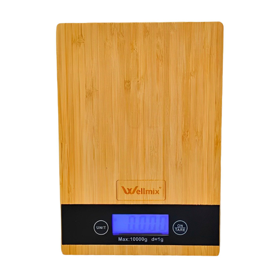 Balança Digital para Cozinha até 10kg - Bambu - 1 unidade - Rizzo ...