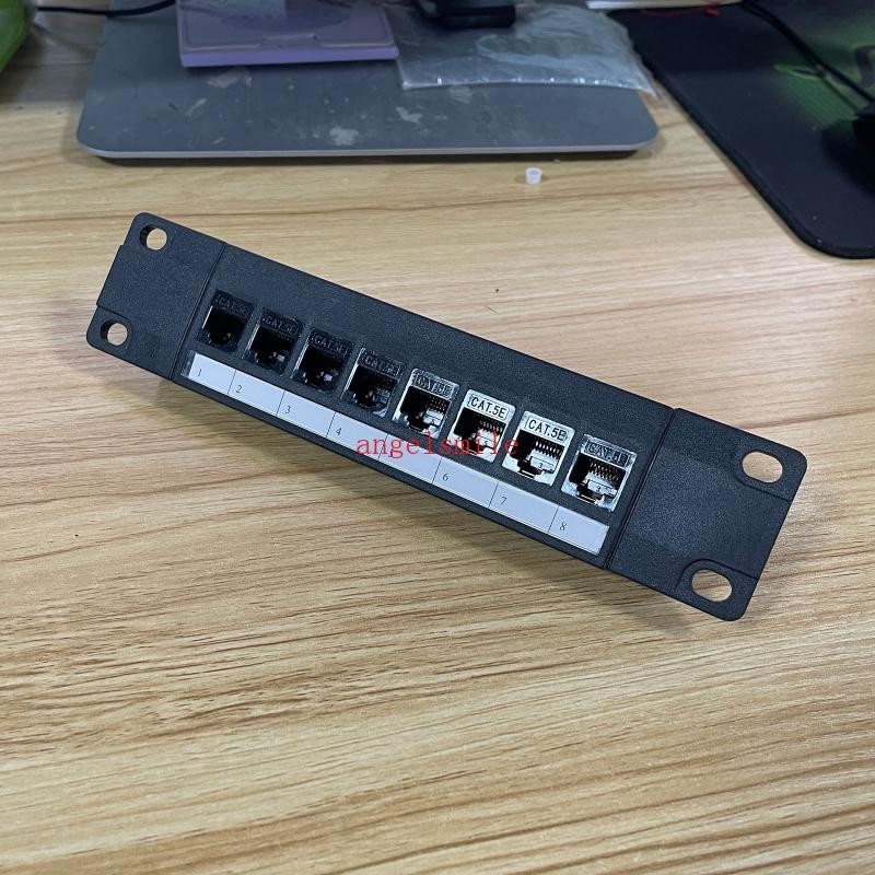 Ethernet Patch Panel CAT5e 8 RJ45 Módulo De Keystone Para Montagem ...