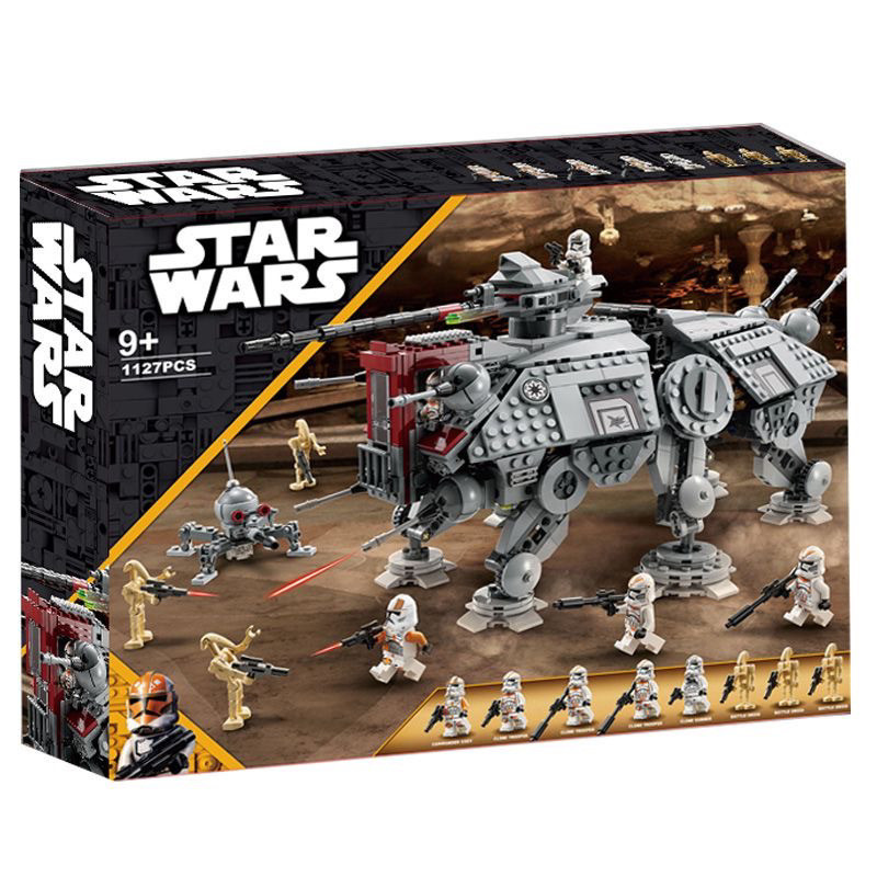 [33] Compatível com blocos de construção Lego Star Wars Series AT-TE ...
