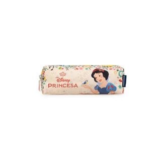 Estojo Escolar Feminino Branca de Neve Rosa