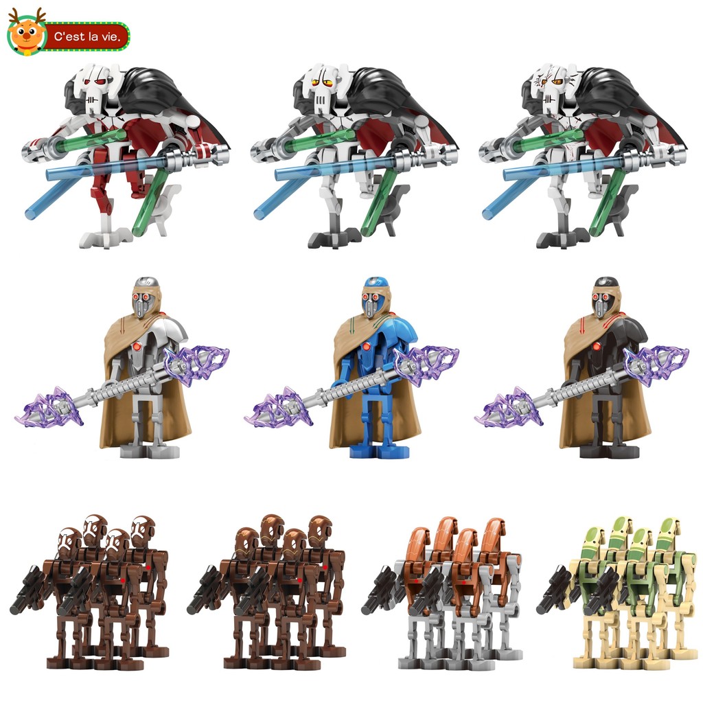 Star Wars Dolls Battle Droid Minifigura Brinquedos Para Presente De ...