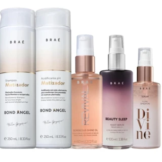 Kit Braé Bond Angel Divine Plume Revival Beauty Sleep (5 Produtos)