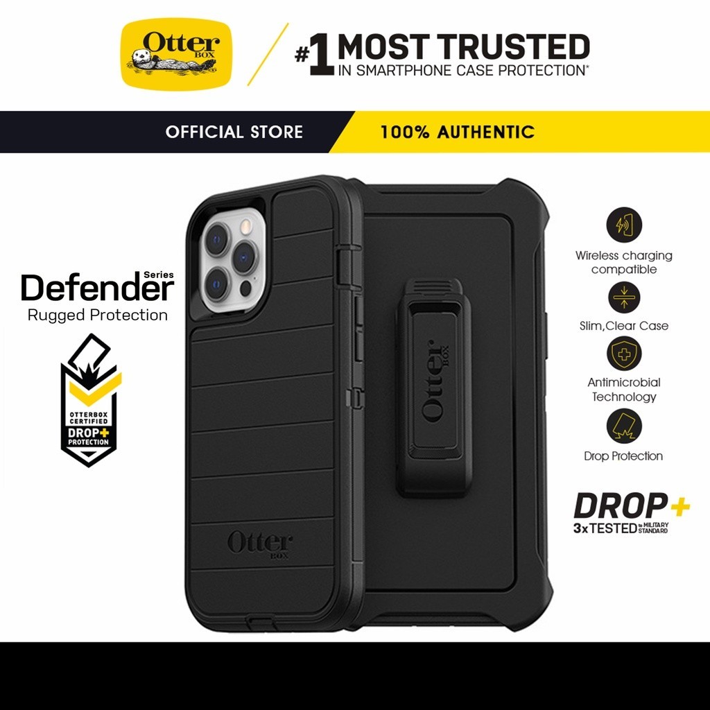 OtterBox Defender Pro Series Para iPhone 17 16 15 14 13 12 Max