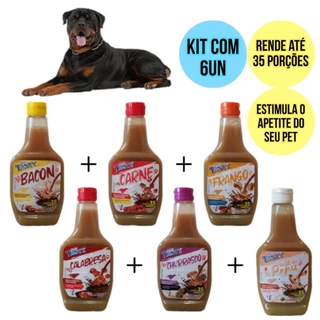 6Un Molho Cachorro Gato Petisco Pet Ração Alimento Para Todos Portes E Raças