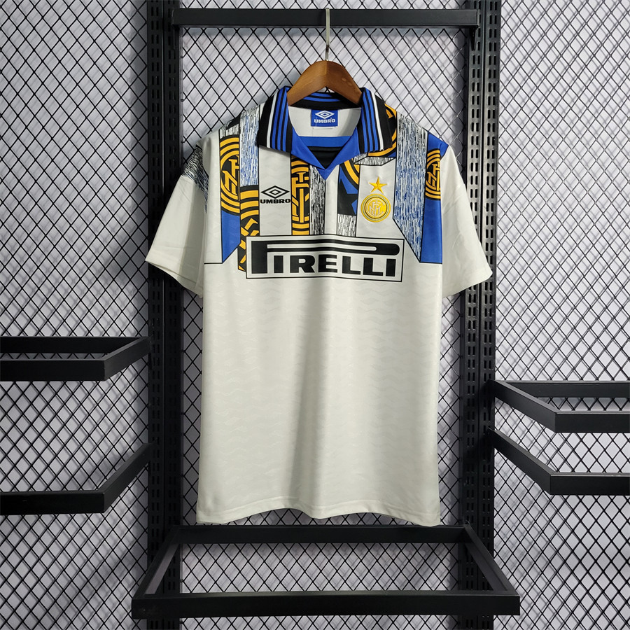 Camisa Branca De Futebol Retro Inter De Milão II 1996/97