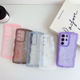 Samsung Galaxy A20 A30 A30 A50 A50S A30S A51 A71 4G A31 A32 A33 A34 A35 A53 A54 A55 5G Capa De Celular Brilhante Estrelas Transparente À Prova De Choque Macia
