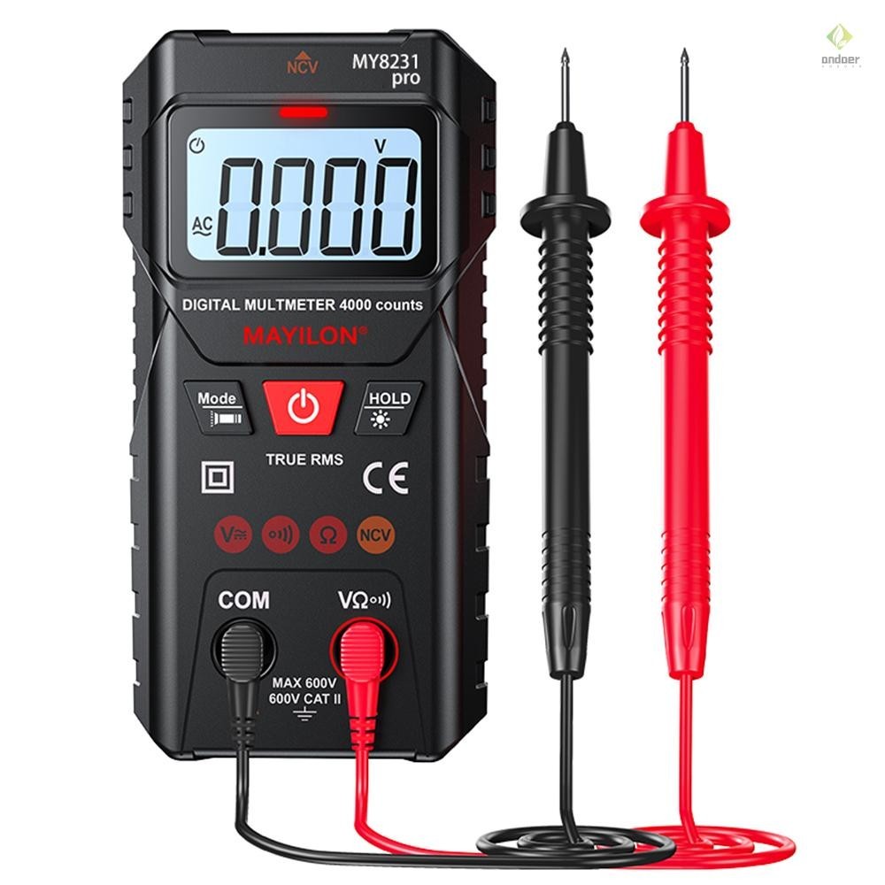 Multímetro Digital MAYILON Multiteste Com Detecção De Tensão Sem ...