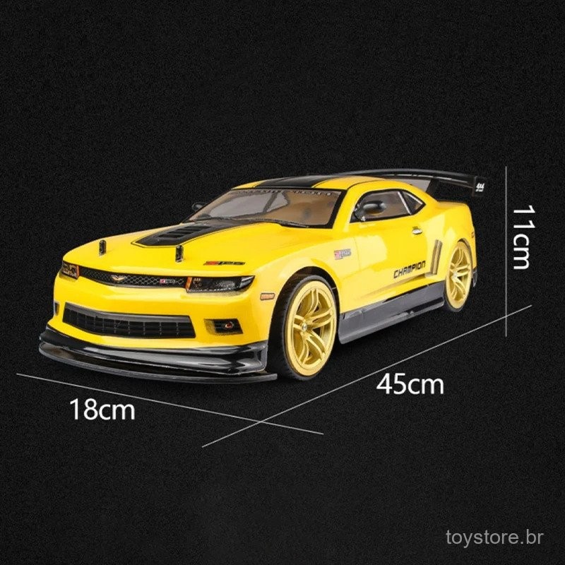 1:10 4wd 70 km/h Rc Drift Car Rodas de deriva Anti-colisão Off