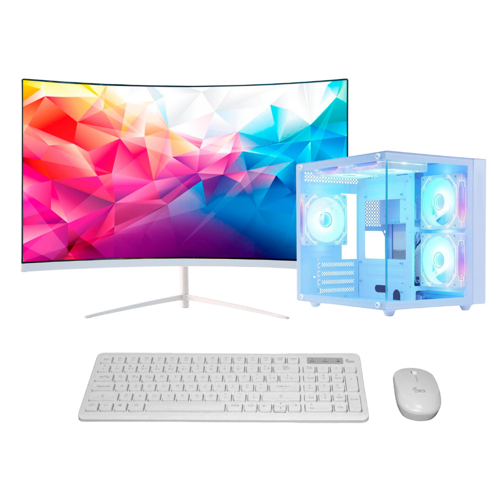 Pc Gamer Aquario I7 6ª 16gb Ram, 480ssd, Rx 560 4gb 23 Wifi