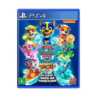Patrulha Canina Paw Patrol Mighty Salvam a Baia Da Aventura - PS4 - Mídia Física