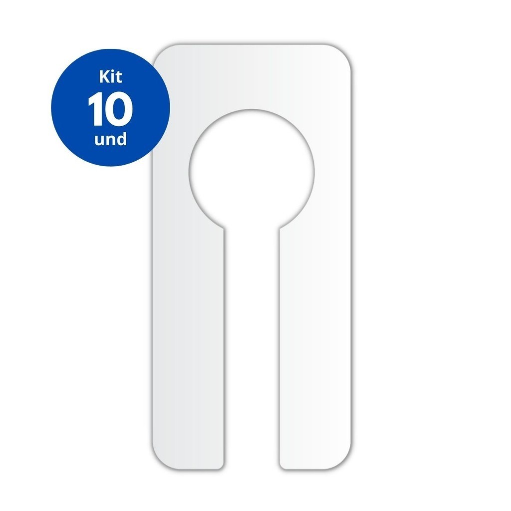 Separador De Cabides De Acrílico Kit Com 10 Und