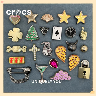 Crocs Jibbitz Novos Acessórios De metal Kaai cartoon Fivelas Para Sapatos Flores Coreano Da Moda