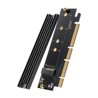 Placa Expansão PCIe Gen 4 x16 p/M.2 Card 64Gbps Preto 