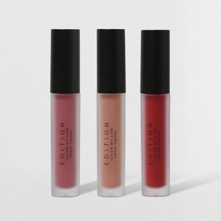 Kit Batom Líquido Vermelho + Batom Líquido Nude + Batom Líquido Rosa Océane Edition (3 Produtos)