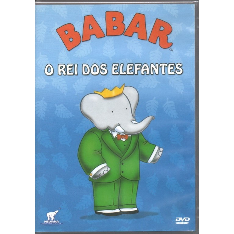 Babar DVD O Rei Dos Elefantes | Shopee Brasil