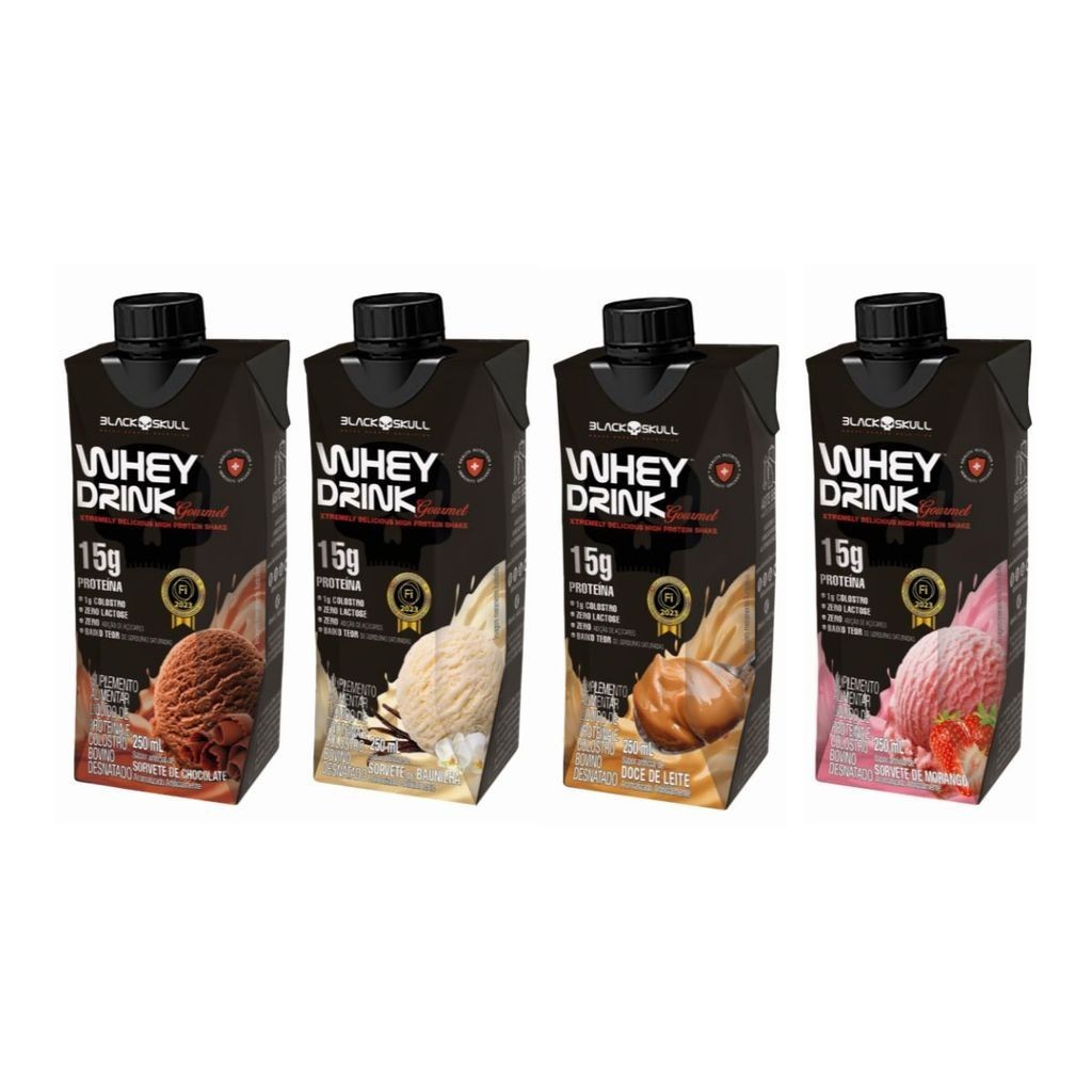 Combo Whey Drink Gourmet Sabores