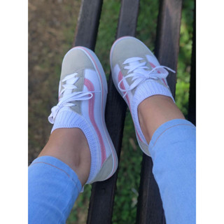 Tênis Vans Old Skool (Rosa/Bege/Azul)