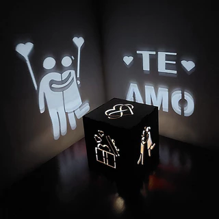 Luminária Box do Amor Presente para Namorados e Casados