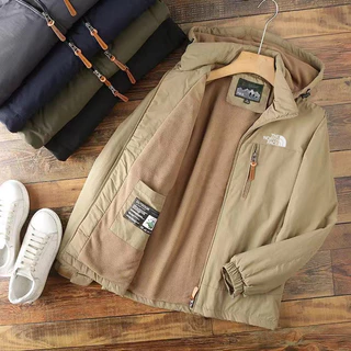 The North Face O Casaco Impermeável Waterproof Homens Inverno Engrossado Quente Windbreaker
