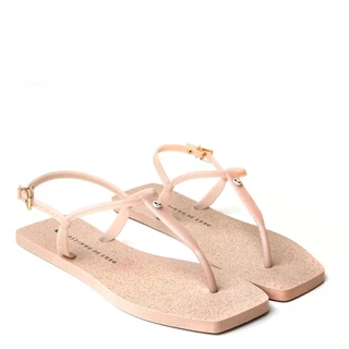 Rasteira Pop Translucida Nude Baby Glitter 3020.37_6