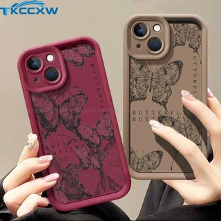Compatível Para Motorola Moto G53 G34 G24 Power G04 G04S E13 Estojo Simples Criativo Vintage Art Dreamy Black White Butterfly Casais Olhos Frios Capa Macia