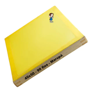 01 - Tela Madeira Serigrafia 40X50 - 090fios Amarelo - Marupá