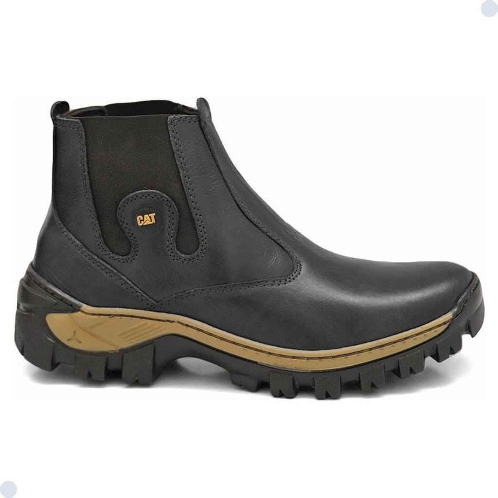 Bota Caterpillar Masculina Botina Coturno Bico PVC Top NL247