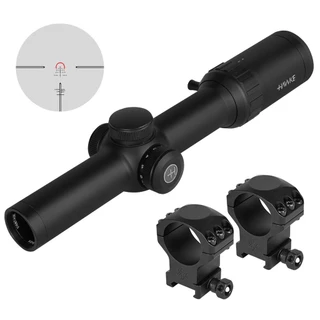 Luneta Vantage 30 1-8x24 Tactical 5.56 Hawke Mount Dup 20mm