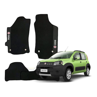Tapetes Fiat Novo Uno 2011 2012 2013 2014 2015 2016 2017 2018 2019 2020 Borracha