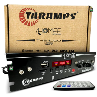 Amplificador Receiver Bluetooth THS 1000 Taramps Som Ambiente Residencial