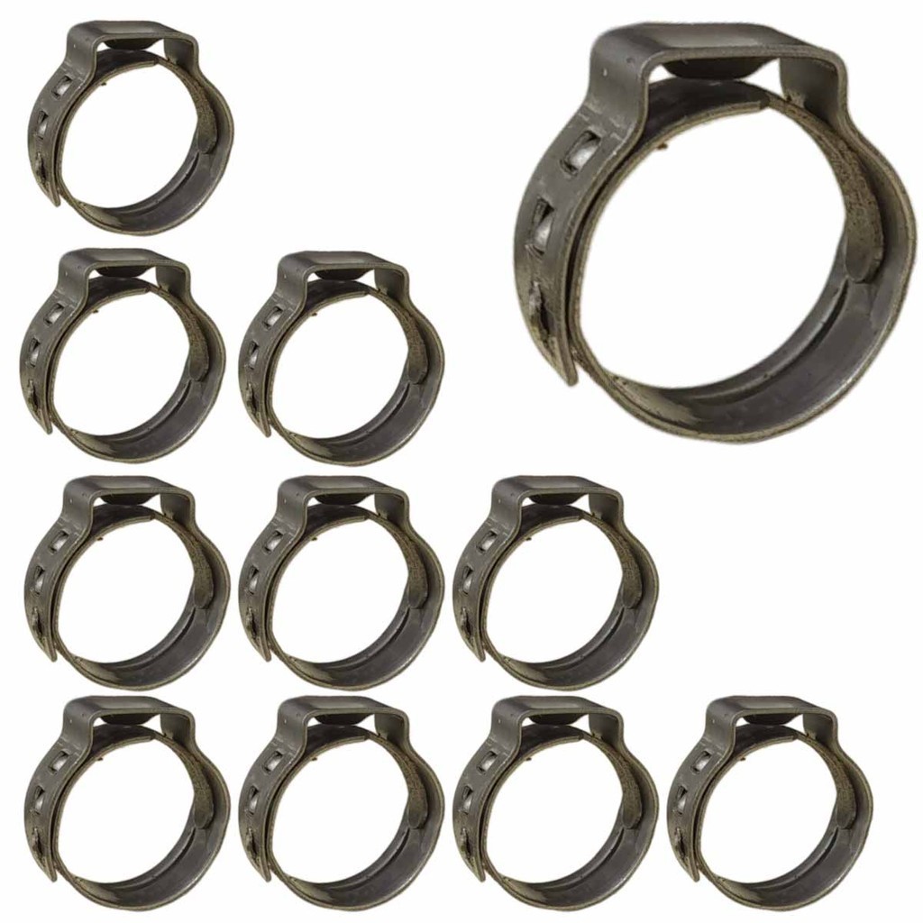 Abraçadeira Radial Inox Mangueira Combustivel 13,5mm 10 Un