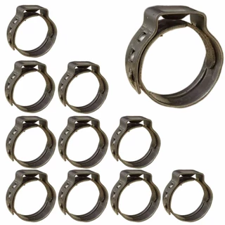 Abraçadeira Radial Inox Mangueira Combustivel 13,5mm 10 Un