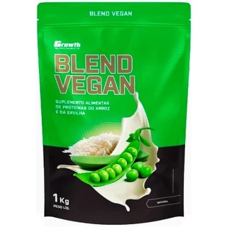 Blend Vegan Protein - (Refil 1Kg) - Growth Supplements (Zero Lactose)