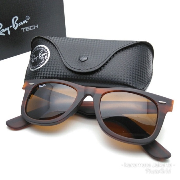 Óculos Rayban Wayfarer 2140 original doff segundo Castanho