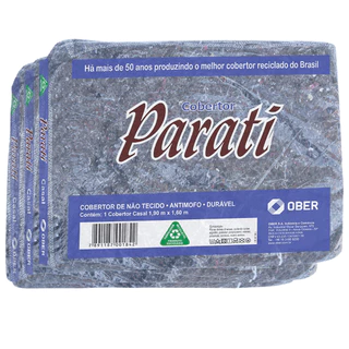 5 unidades - Cobertor casal Parati popular para doação