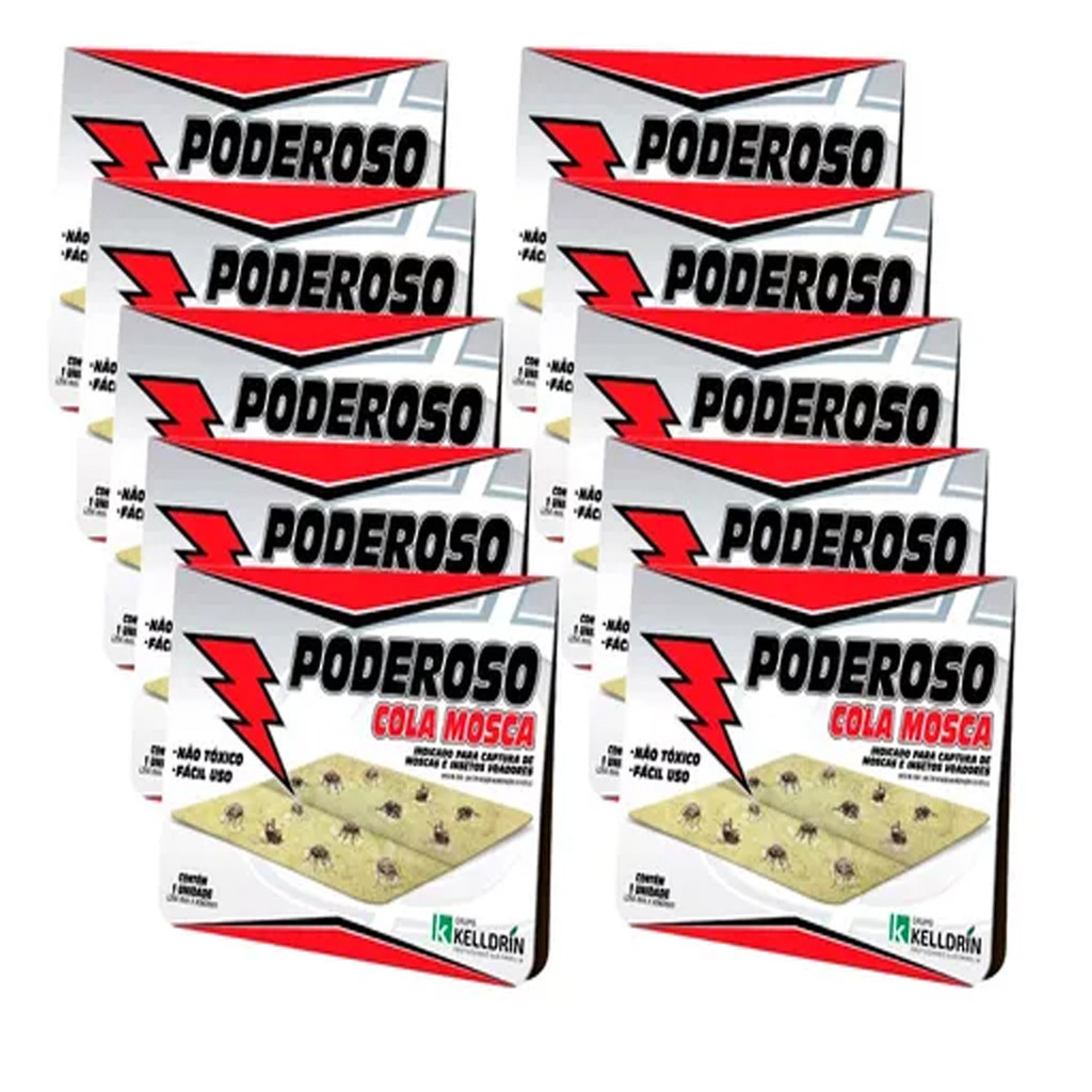Recargas FTOTL Para Armadilha De Insetos - 12 Cartões Cola Pegajosa