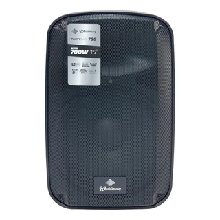 Caixa De Som Ativa 15 Polegadas 700w PTY-700 Waldman Bivolt Com Bluetooth, TWS, USB, Display, MP3, Alças E Rodinhas