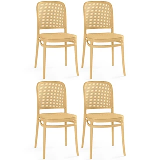 Kit 4 Cadeiras de Jantar Roma para Sala e Cozinha