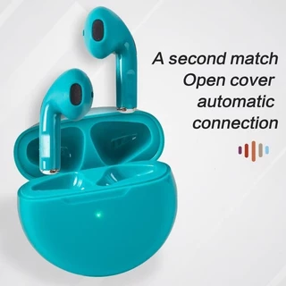 Air Pro 6 TWS Fones De Ouvido Bluetooth Sem Fio Fones De Ouvido Esportivos em Oferta na Shopee