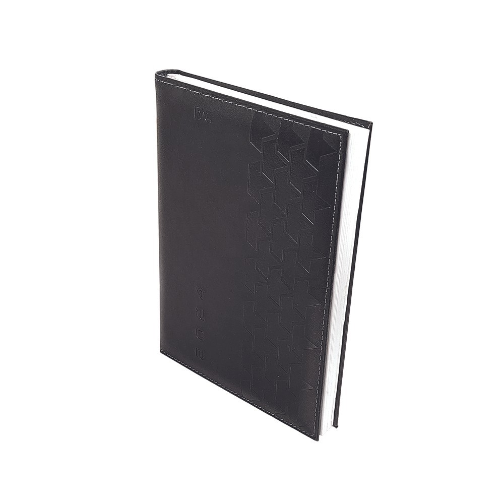 Agenda 2024 DAC Preta Executiva Costurada Grande 337 Páginas Anotações