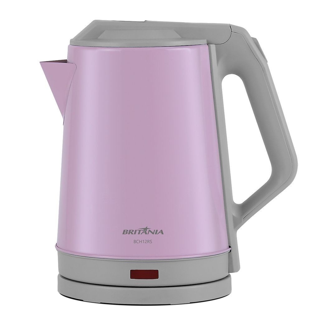 Chaleira Elétrica Britânia BCH12RS Inox Rosa 1,9L