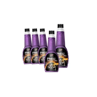 Kit 6 Renovador Limpa Pneus Pretinho Orbi 500ml