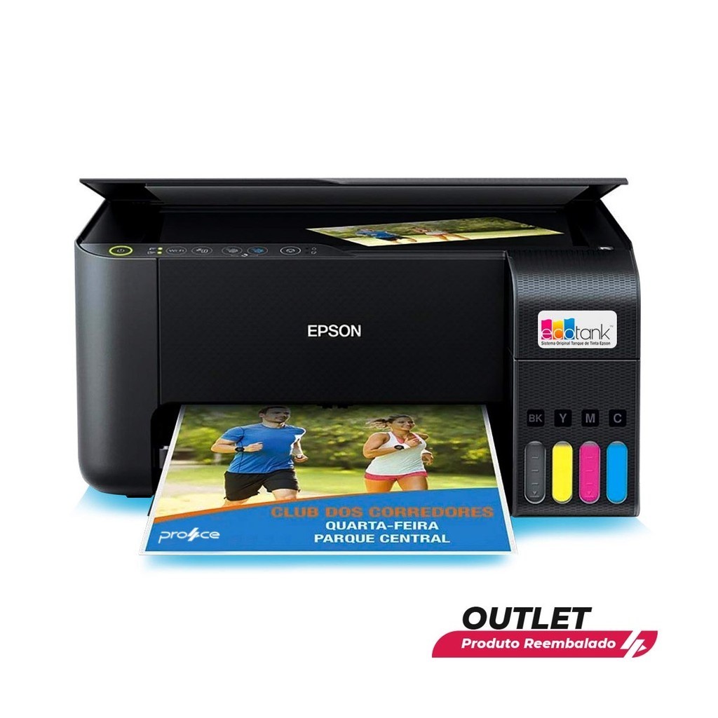 Usado: Impressora Multifuncional Epson EcoTank L3250 Wi-fi