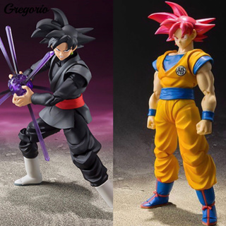 15cm Dragon Ball Super Demoniacal Fit Super Saiya God Blue Son Goku Zamasu  PVC Statue Action Anime Figure Model Toys