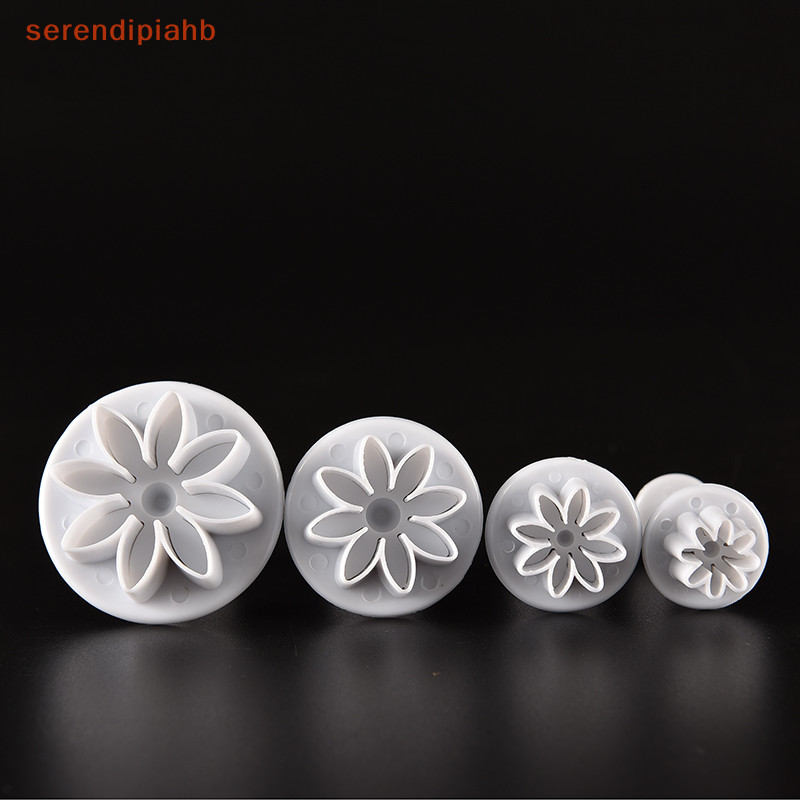 4X Bolo Fondant Sugarcraft Decoração Molde De Biscoito Êmbol